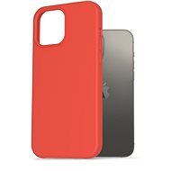 AlzaGuard Premium Liquid Silicone Case for iPhone 13 Pro Max, Red - Phone Cover