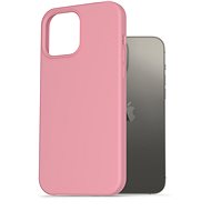 AlzaGuard Premium Liquid Silicone Case for iPhone 13 Pro Max, Pink - Phone Cover