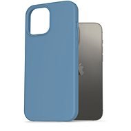 AlzaGuard Premium Liquid Silicone Case for iPhone 13 Pro Max, Blue - Phone Cover