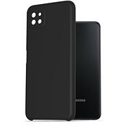 AlzaGuard Premium Liquid Silicone Case Samsung Galaxy A22 5G fekete tok - Telefon tok