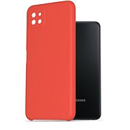 AlzaGuard Premium Liquid Silicone Case for Samsung Galaxy A22 5G Red - Phone Cover