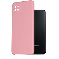 AlzaGuard Premium Liquid Silicone Case for Samsung Galaxy A22 5G Pink - Phone Cover