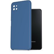 AlzaGuard Premium Liquid Silicone Case for Samsung Galaxy A22 5G Blue - Phone Cover