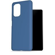 AlzaGuard Premium Liquid Silicone Case POCO F3 kék tok - Telefon tok