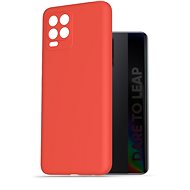 AlzaGuard Premium Liquid Silicone Case for Realme 8 Red - Phone Cover