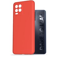 AlzaGuard Premium Liquid Silicone Case for Realme 8 Pro Red - Phone Cover