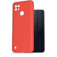 AlzaGuard Premium Liquid Silicone Case for Realme C21/C21Y Red - Phone Cover