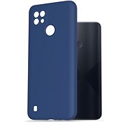 AlzaGuard Premium Liquid Silicone Case for Realme C21/C21Y Blue - Phone Cover