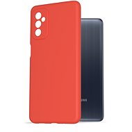 AlzaGuard Premium Liquid Silicone Case for Samsung Galaxy M52 5G Red - Phone Cover