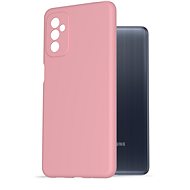 AlzaGuard Premium Liquid Silicone Case for Samsung Galaxy M52 5G Pink - Phone Cover