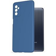 AlzaGuard Premium Liquid Silicone Case for Samsung Galaxy M52 5G Blue - Phone Cover
