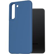 AlzaGuard Premium Liquid Silicone Case for Samsung Galaxy S22 Blue - Phone Cover