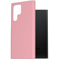 AlzaGuard Premium Liquid Silicone Case für Samsung Galaxy S22 Ultra - pink - Handyhülle