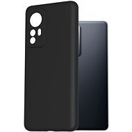 AlzaGuard Premium Liquid Silicone Case for Xiaomi 12 / Xiaomi 12X Black - Phone Cover