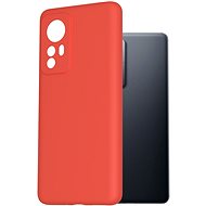 AlzaGuard Premium Liquid Silicone Case for Xiaomi 12 / Xiaomi 12X Red - Phone Cover