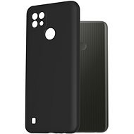 AlzaGuard Premium Liquid Silicone Case a Realme C25Y készülékhez - fekete - Telefon tok