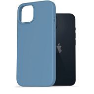 AlzaGuard Premium Liquid Silicone Case für iPhone 14 - blau - Handyhülle