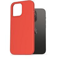 AlzaGuard Premium Liquid iPhone 14 Pro Max piros szilikon tok - Telefon tok