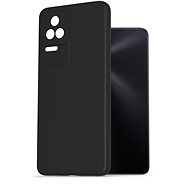 AlzaGuard Premium Liquid Silicone Case for POCO F4 black - Phone Cover