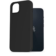 AlzaGuard Premium Liquid Silicone Case for iPhone 14 Plus black - Phone Cover