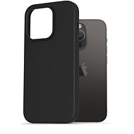 AlzaGuard Premium Liquid Silicone Case for iPhone 14 Pro black - Phone Cover
