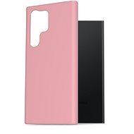 AlzaGuard Premium Liquid Silicone Case na Samsung Galaxy S23 Ultra 5G ružové - Kryt na mobil