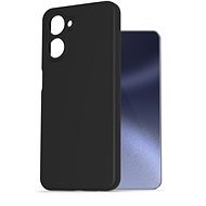 AlzaGuard Premium Liquid Silicone Case Realme 10 fekete tok - Telefon tok