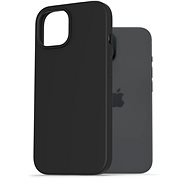 AlzaGuard Premium Liquid Silicone Case für iPhone 15 schwarz - Handyhülle