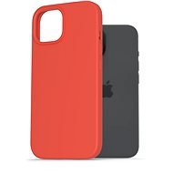 AlzaGuard Liquid Silicone Case with Stand für iPhone 15 rot - Handyhülle