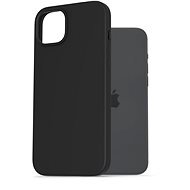 AlzaGuard Premium Liquid Silicone Case for iPhone 15 Plus black - Phone Cover