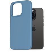 AlzaGuard Premium Liquid Silicone Case für iPhone 15 Pro blau - Handyhülle