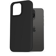 AlzaGuard Premium Liquid Silicone Case für iPhone 15 Pro Max schwarz - Handyhülle