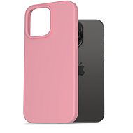 AlzaGuard Premium Liquid Silicone Case na iPhone 15 Pro Max ružový - Kryt na mobil