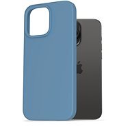 AlzaGuard Premium Liquid Silicone iPhone 15 Pro Max kék tok - Telefon tok