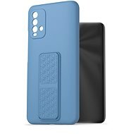 AlzaGuard Liquid Silicone Case with Stand Xiaomi Redmi 9T kék tok - Telefon tok
