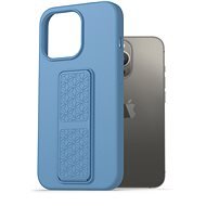 AlzaGuard Liquid Silicone Case mit Ständer für iPhone 13 Pro - blau - Handyhülle