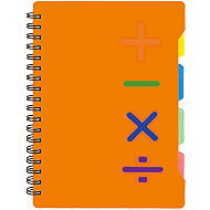 ARGUS A4 Spiral Notebook with Organiser Orange - Notepad