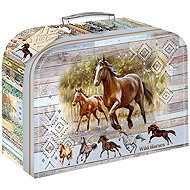 ARGUS School Backpack, Size 35cm, Wild Horses - Children's Briefcase