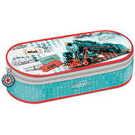 ARGUS Oval Pencil Case, Train - School Case