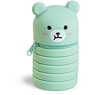 ARGUS Silikon-Federmäppchen, Teddybär - Schlampermäppchen