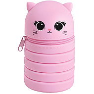 ARGUS Silicone Pencil Case, Cat - School Case