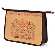 ARGUS Plastic A4+ Zip Folder – Floral Scape - Document Folder