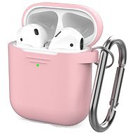 AhaStyle Cover AirPods 1 & 2 with LED Indicator, Pink - Headphone Case