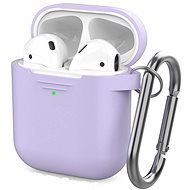 AhaStyle Cover AirPods 1 & 2 with LED Indicator Lavender - Headphone Case