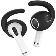Ahastyle Silikon Ohrhaken für AirPods 3 - schwarz - Gehörschutz für Kopfhörer