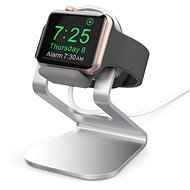 AhaStyle hliníkový stojan pre Apple Watch strieborný - Stojan na hodinky