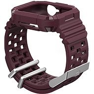 AhaStyle Strap for Apple Watch 42/44MM Silicone, Burgundy - Watch Strap