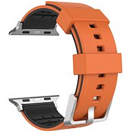 AhaStyle Strap for Apple Watch 42/44MM Silicone, Orange Sky - Watch Strap