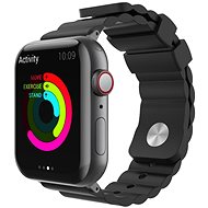 AhaStyle Strap for Apple Watch 42/44mm Silicone, Black - Watch Strap