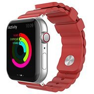 AhaStyle Apple Watch 42 / 44MM szilikon szíj, piros - Szíj